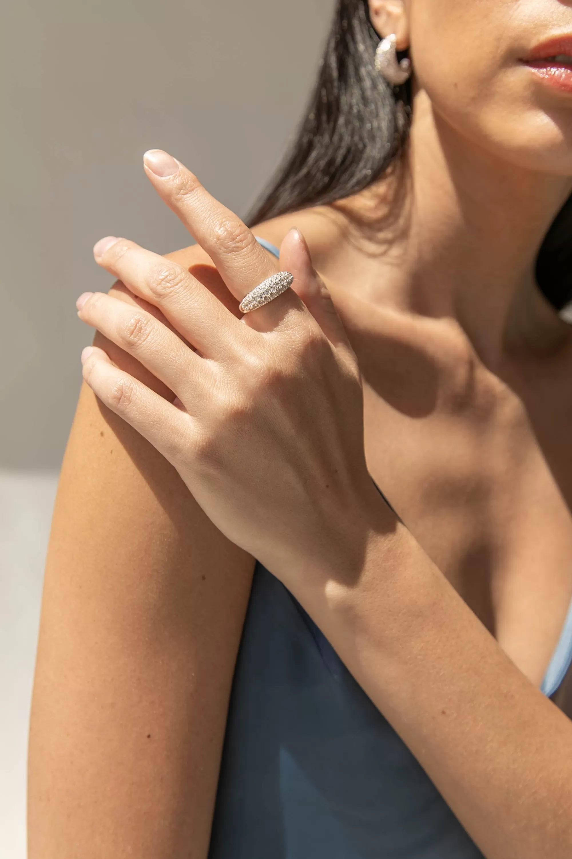 OAK + FORT ZIRCONIA DOME RING | Women Rings & Bracelets | Rings & Bracelets